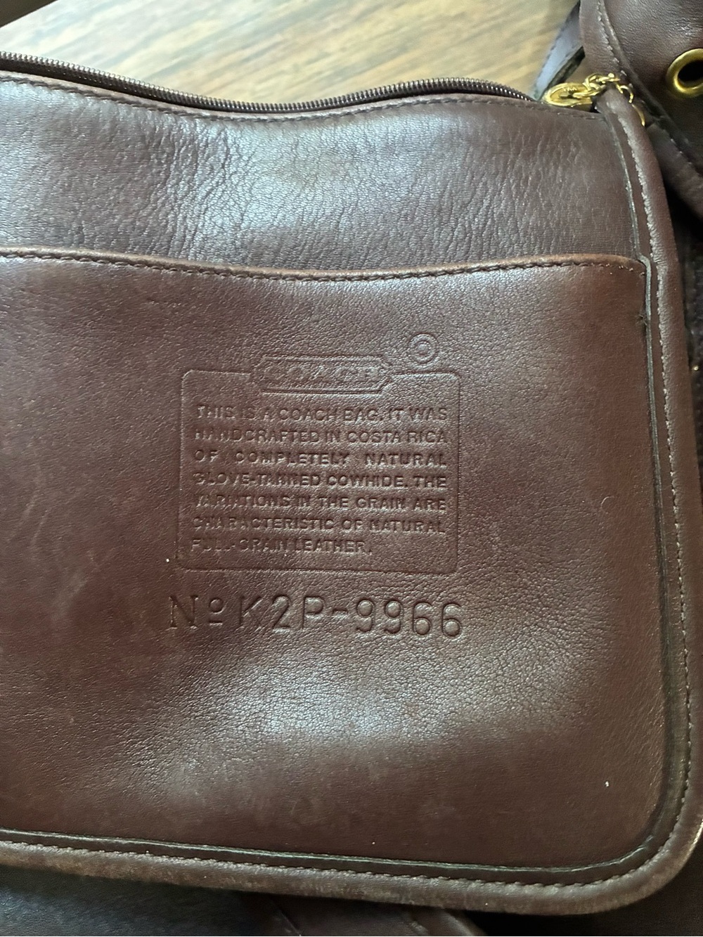 vintage Coach Legacy Zip bag 9966 - Picture 7 of 11